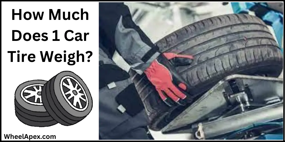 How Much Does 1 Car Tire Weigh?